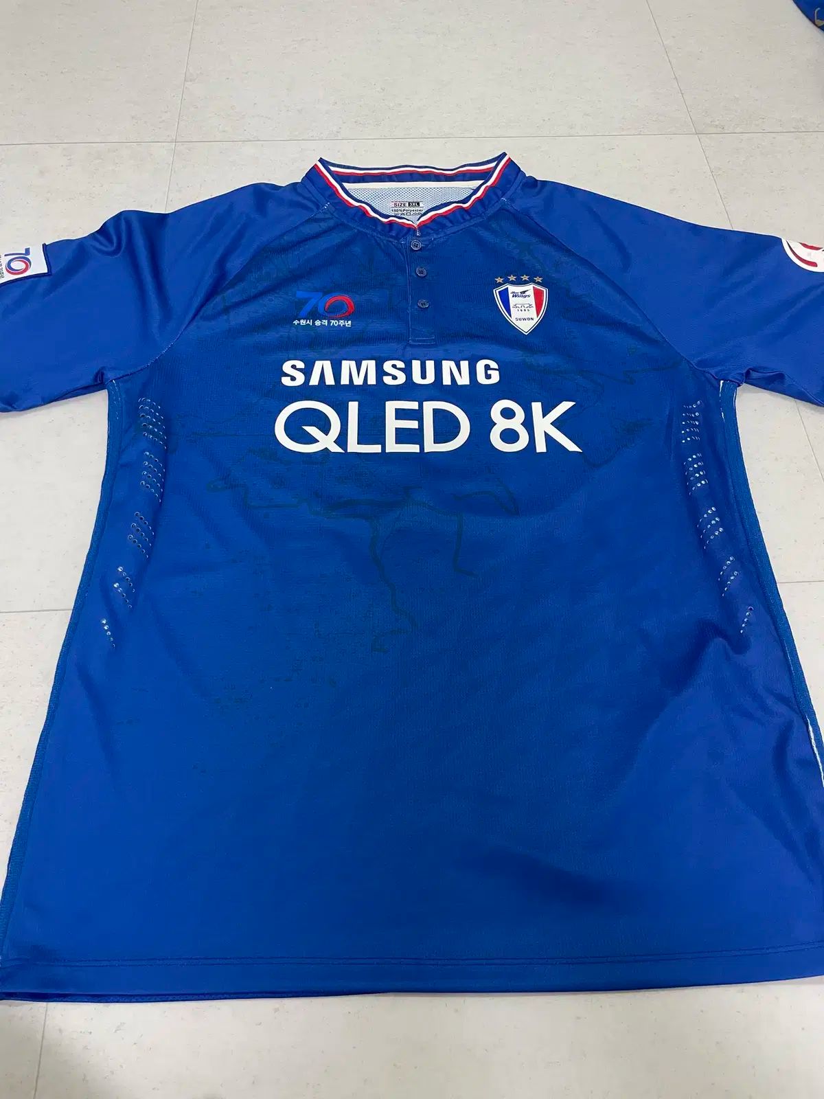 水原 水原三星ブルーウィングス ノースリーブ 2XL SAMSUNG ブルー 