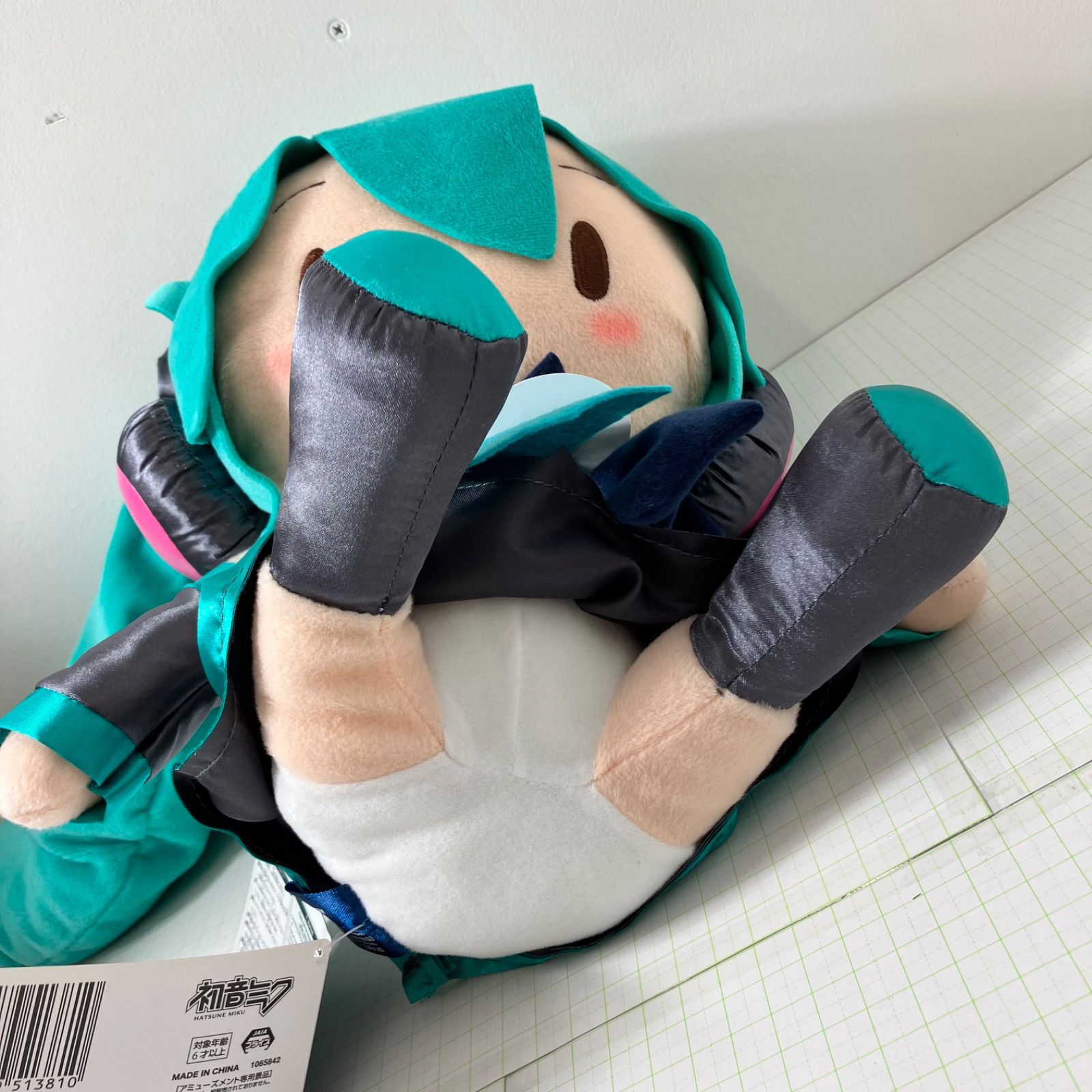 【非売品】ふわっち　ぬいぐるみD【送料無料】 瀬戸店】タグ付き 初音ミク ふわぷち Preciality Lぬいぐるみ