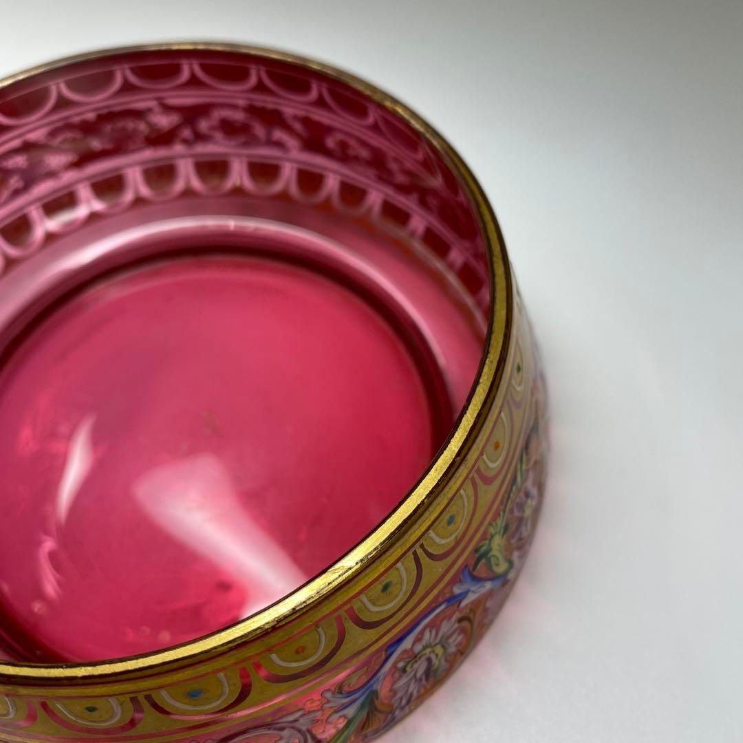 オールド　ベネチアグラス　ボウル　幅約11㎝　東Y6-0910☆1Fタサチ オールド ベネチアグラス ボウル 幅約11㎝ 東Y6-0910☆1Fタサチ