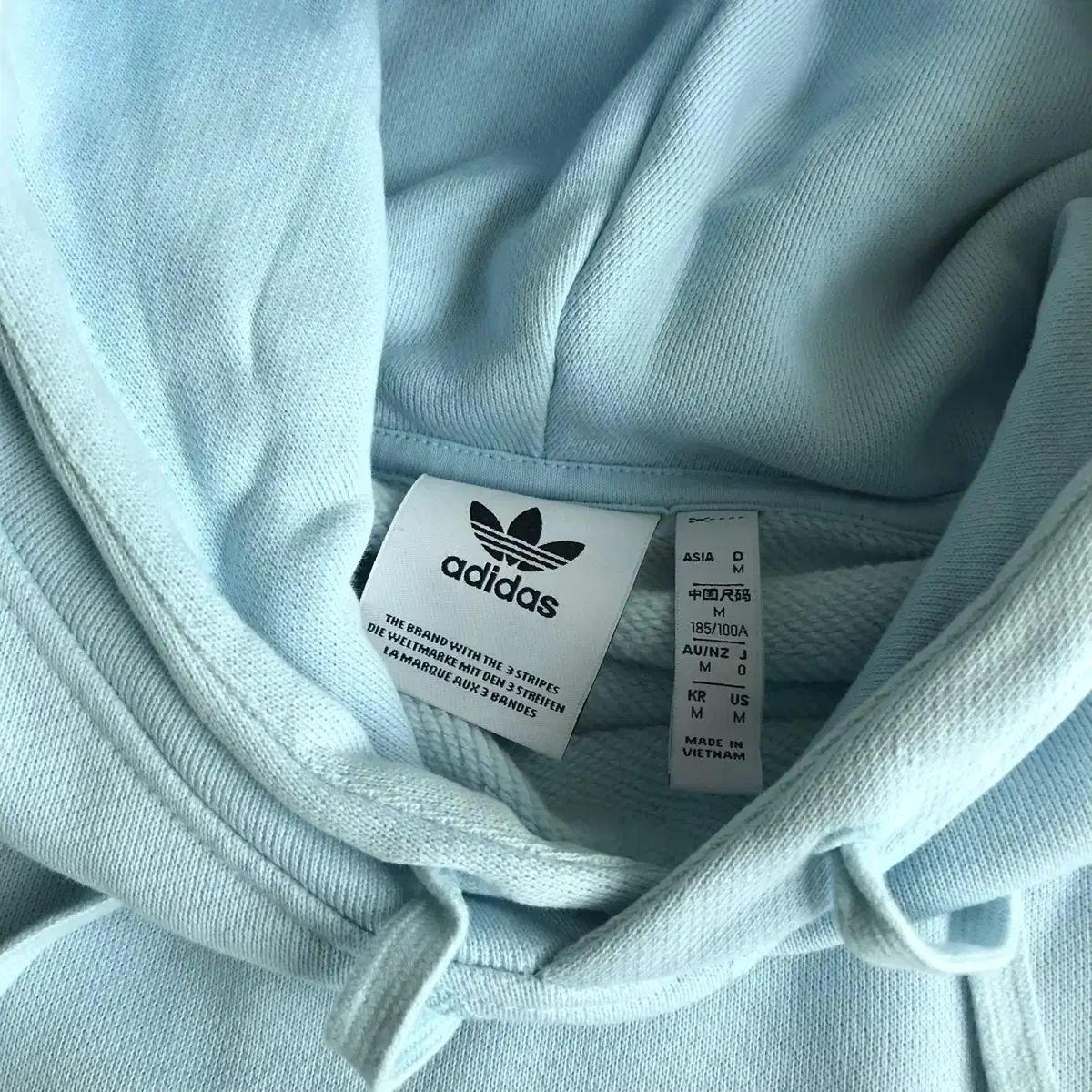 アディダス マークゴンザレス ワットイットイズント フーディー スカイブルー スポーティー ヴィンテージ 必須アイテム