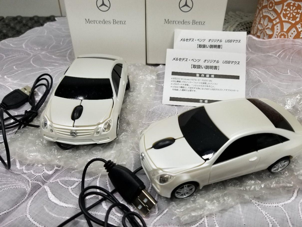 【非売品】メルセデスベンツ 新品未使用】非売品メルセデス・ベンツ オリジナルUSBマウス 2個