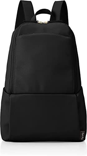 ブラック [レガートラルゴ リュック A4 身幅/多収納 MIHABAG LH-L0033Z レディース ブラック