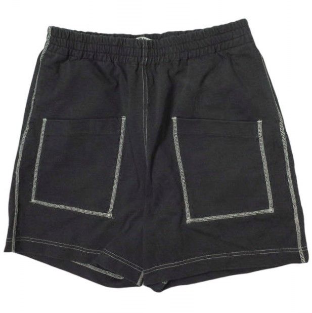 AURALEE オーラリー 22SS 日本製 HIGH DENSITY ORGANIC COTTON JERSEY SHORTS  オーガニックコットンジャージーショーツ A22SP02PS 4 ブラック イージー ショートパンツ ボトムス mc68573 - メルカリ