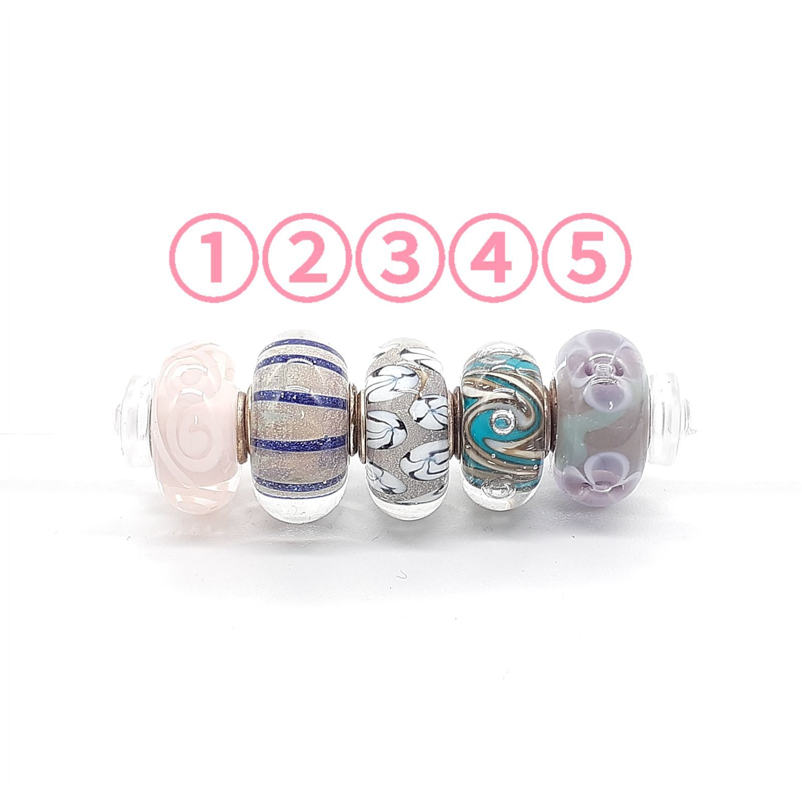 TROLLBEADS トロールビーズ ブレスレット ネックレス パーツ チャーム SILVER 925 シルバー ガラス ジュエリー DENMARK  デンマーク Z38 - メルカリ