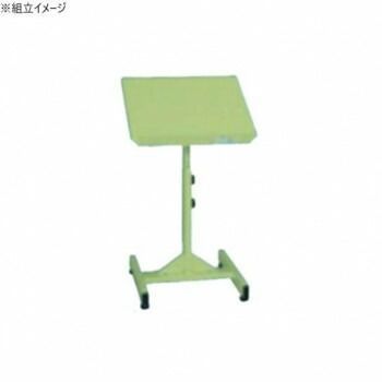 サカエ サポートスタンド移動式 500×400×690mm グリーン 抗菌粉体塗装 TS-54A