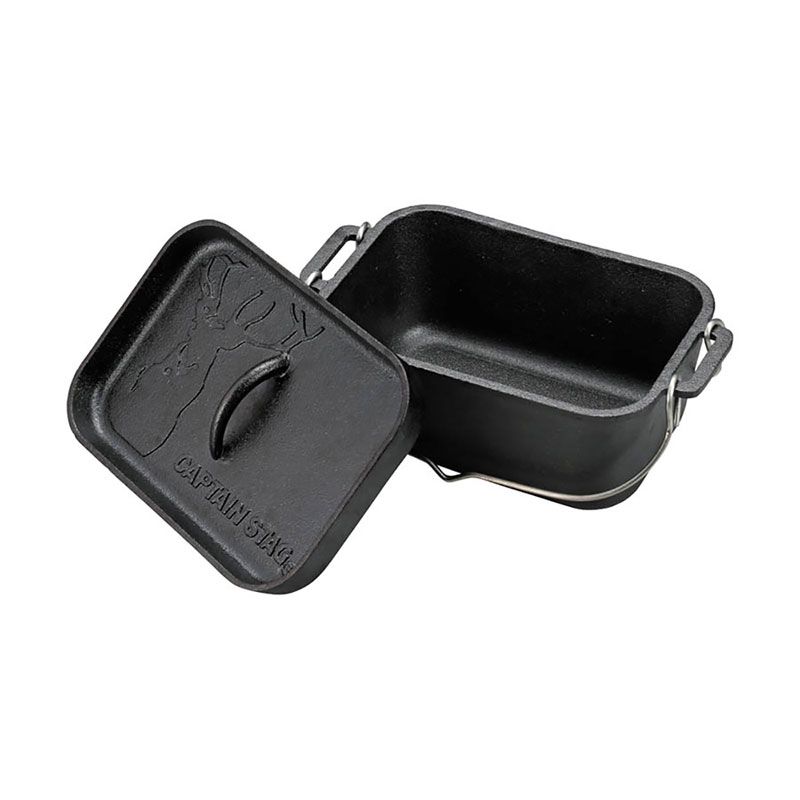 CAPTAIN STAG(キャプテンスタッグ) 角型 ダッチ オーブン トレッキング