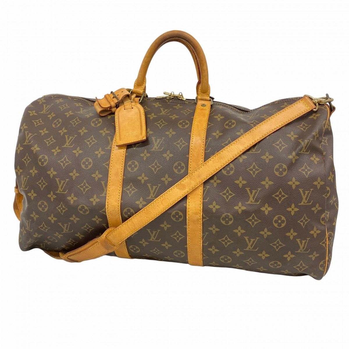 5gd5318-h】ルイヴィトン ボストンバッグ モノグラム キーポルバンド  