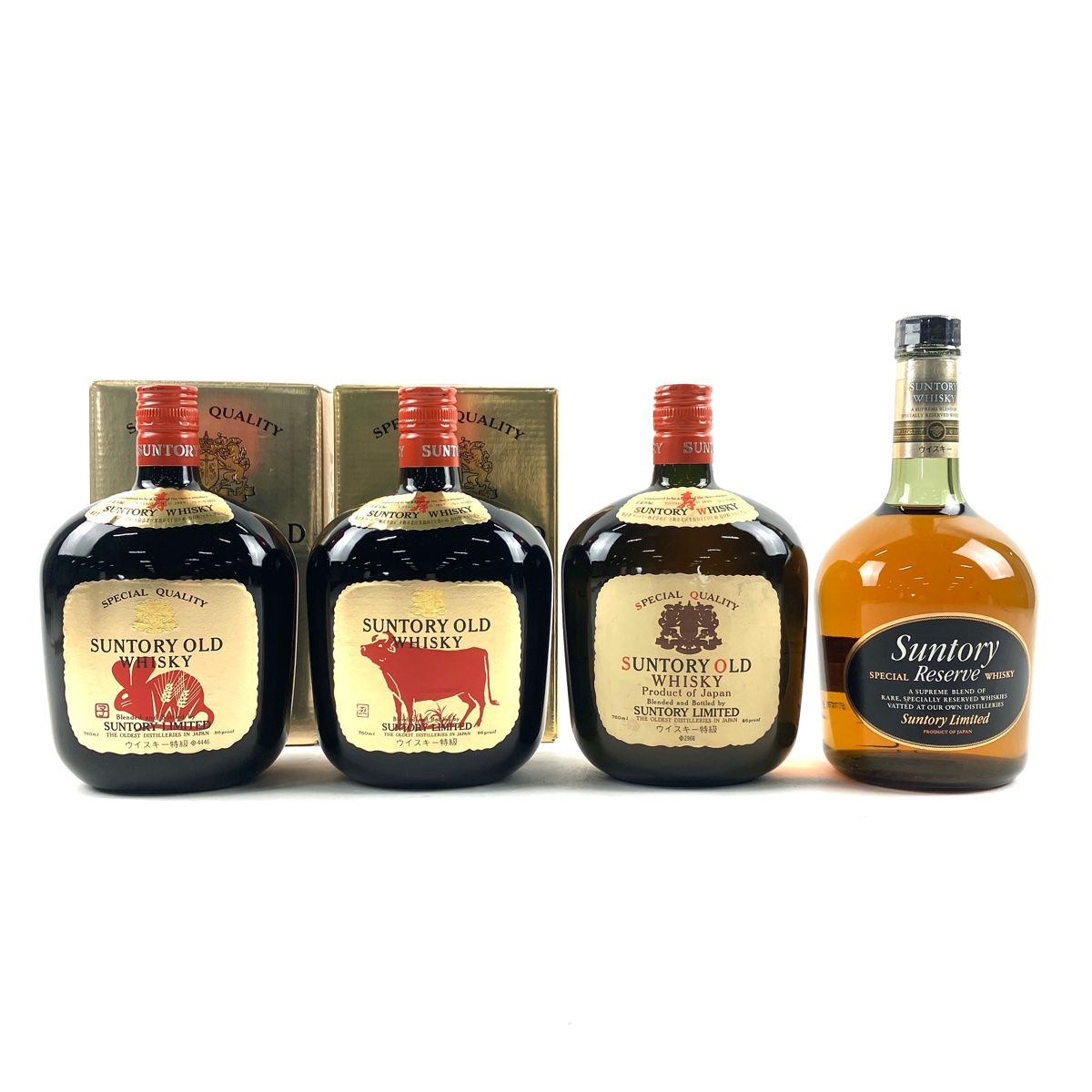 サントリー リザーブウイスキー4本セット サントリー ウィスキー