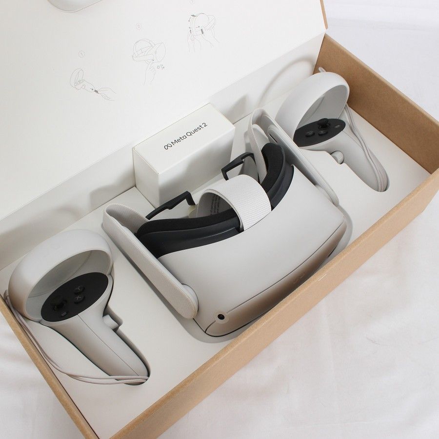 Meta Quest 2 128GB VR ヘッドマウントディスプレイ ヘッドセット メタ  