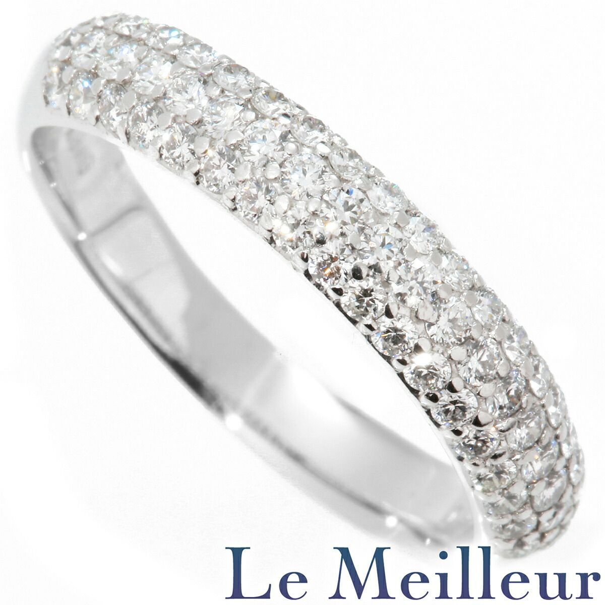 ベリテ パヴェデザインリング 指輪 ダイヤモンド 0.5ct K18 12号 