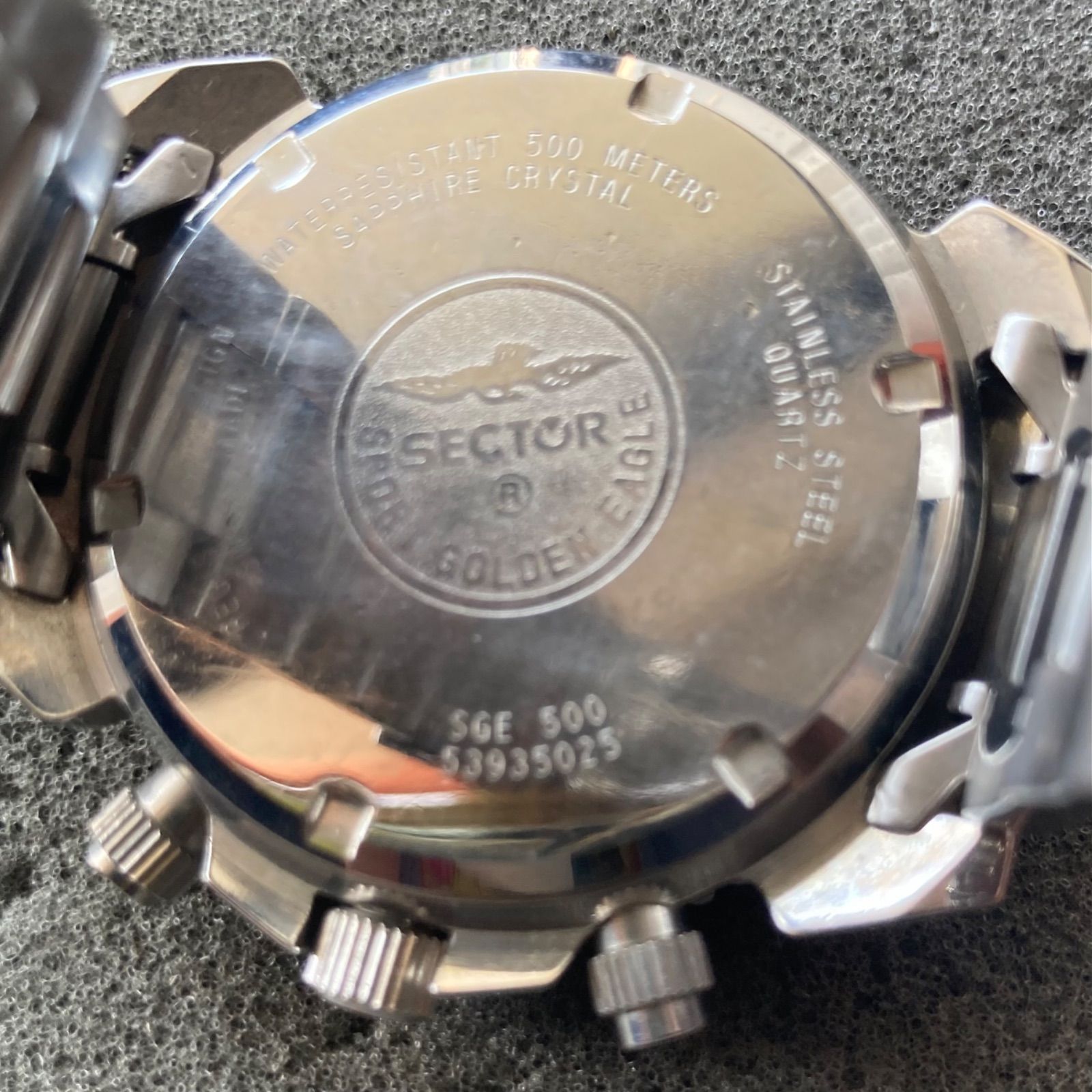 SECTOR セクター クロノグラフ SGE500 - メルカリ