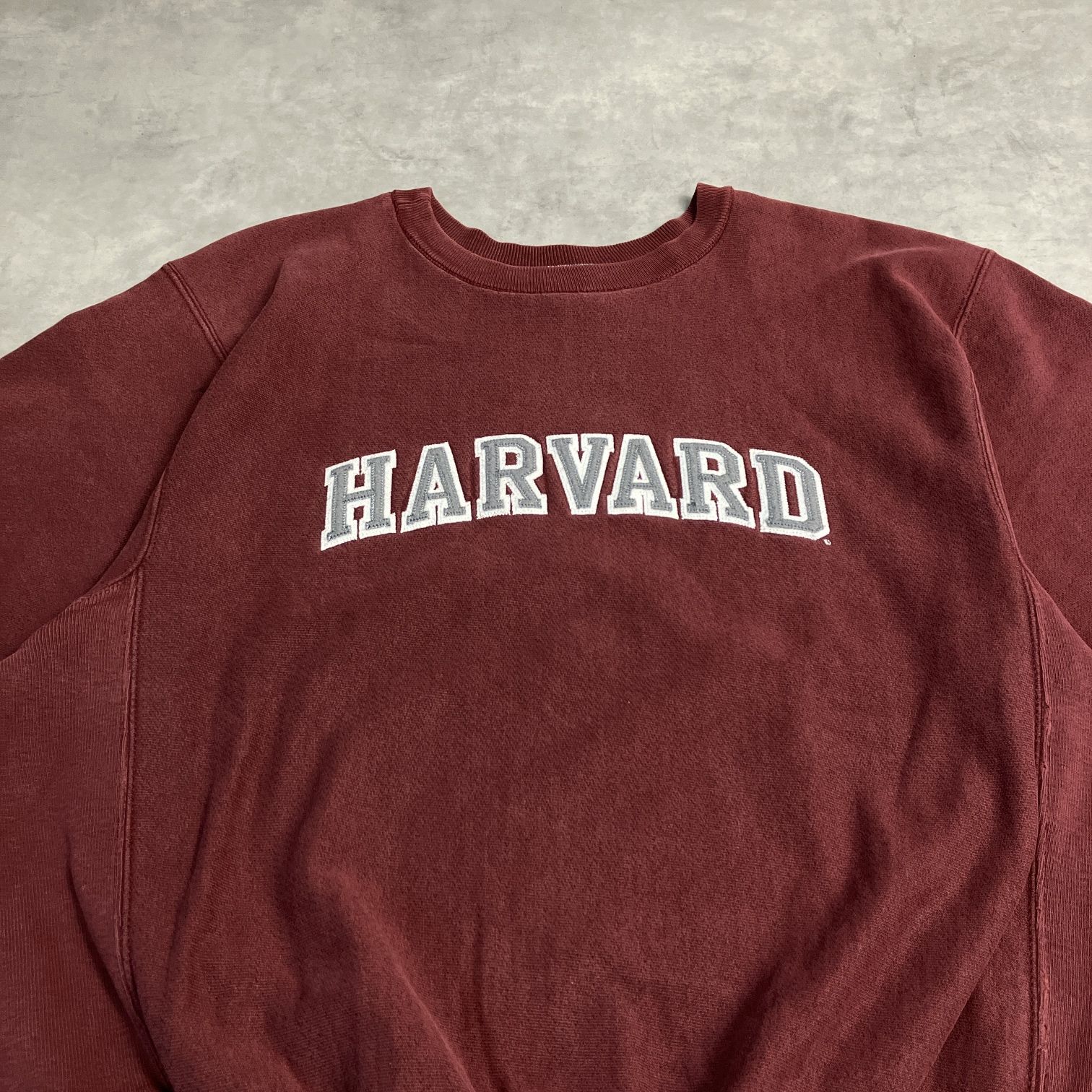 SAVVY スウェットトレーナー 育ち良ナス紺 SAVVY ヴィンテージ スウェット トレーナー カレッジロゴ