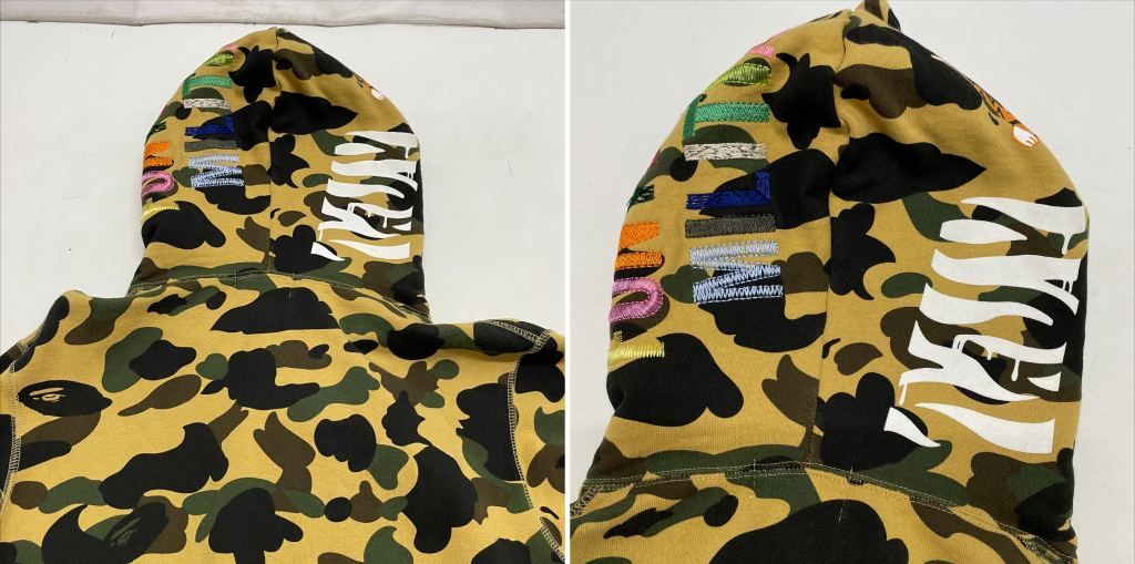 01w-5221 アベイシングエイプ A BATHING APE TIGER FULL ZIP HOODIE