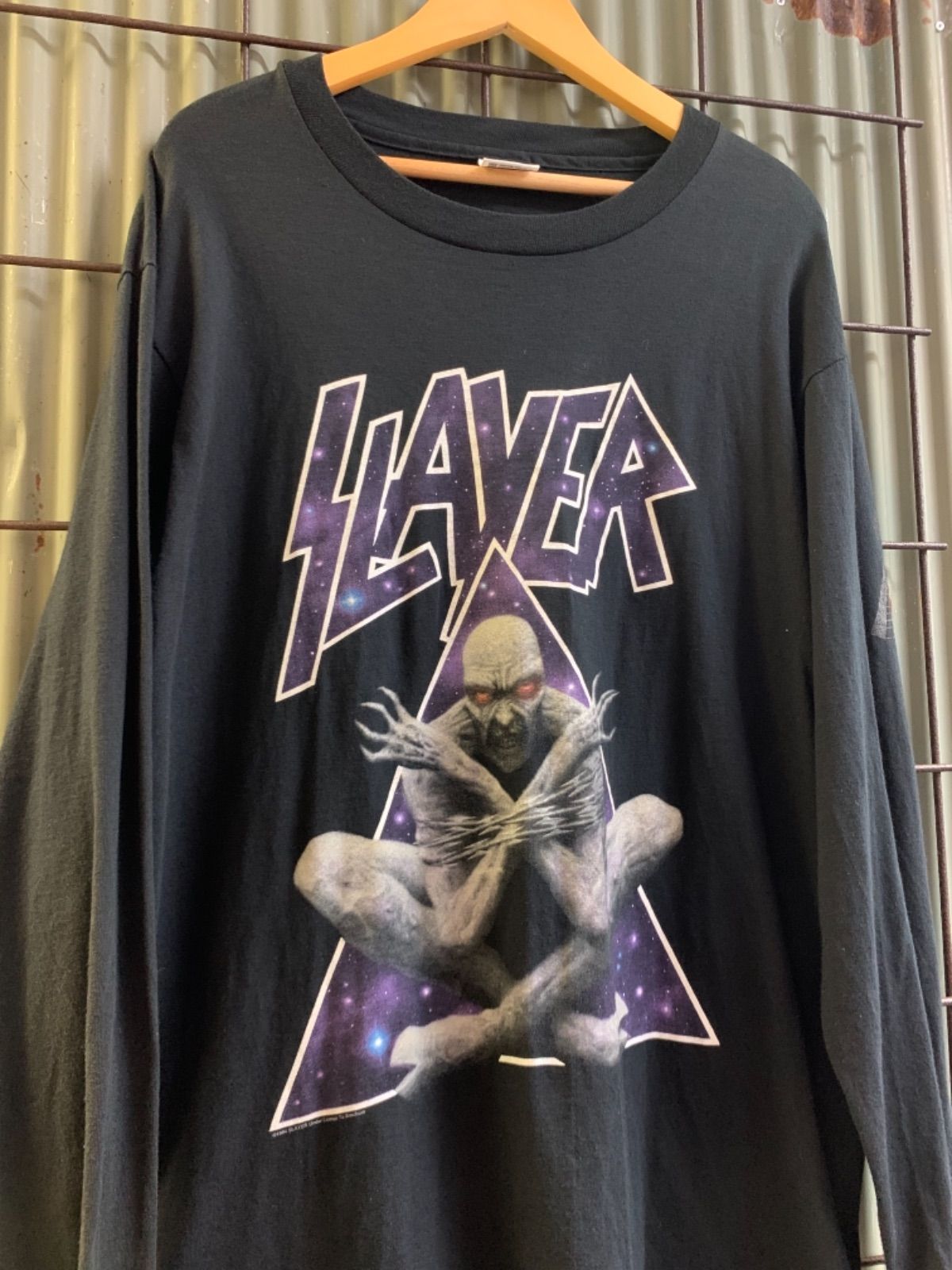 【値下げ不可】古着 90s Slayer 1994 ロンT 長袖Tシャツ 90's SLAYER バンドTシャツ ロンT - メルカリ