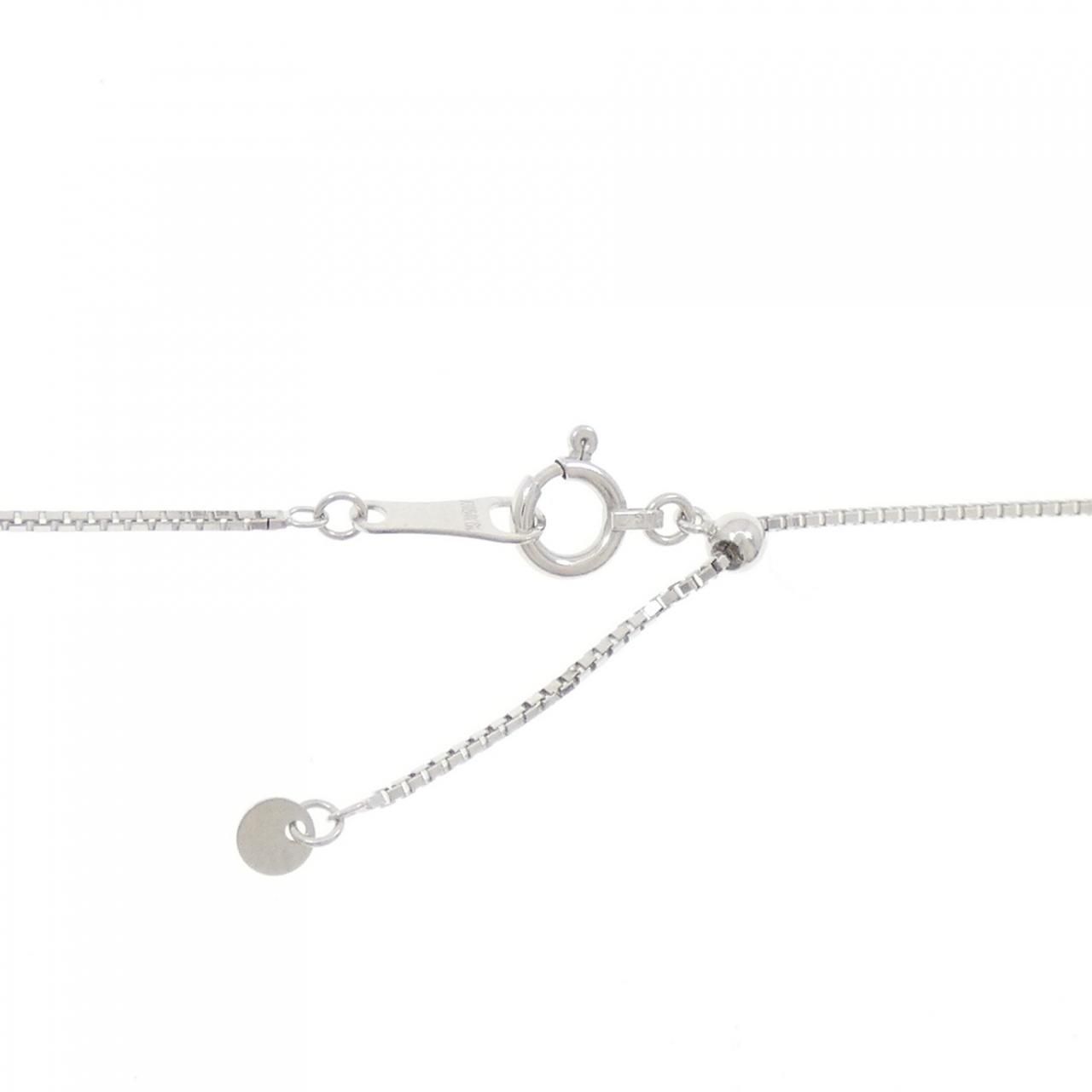 K18WG ダイヤモンド ネックレス 0.332CT 0.375CT 0.331CT D-E SI2 VG  