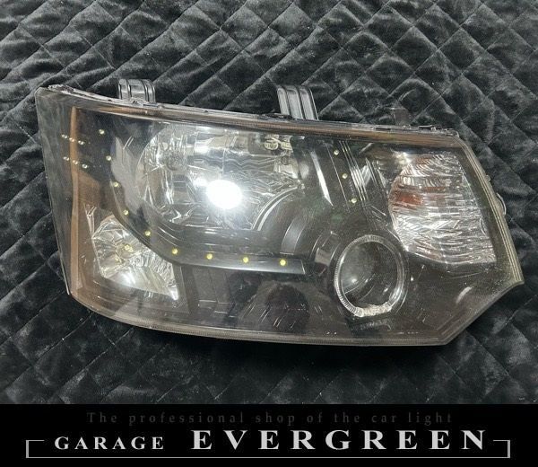 デリカ d5 ヘッドライト デリカ D5 前期 純正ヘッドライト インナーホワイト加工 - メルカリ