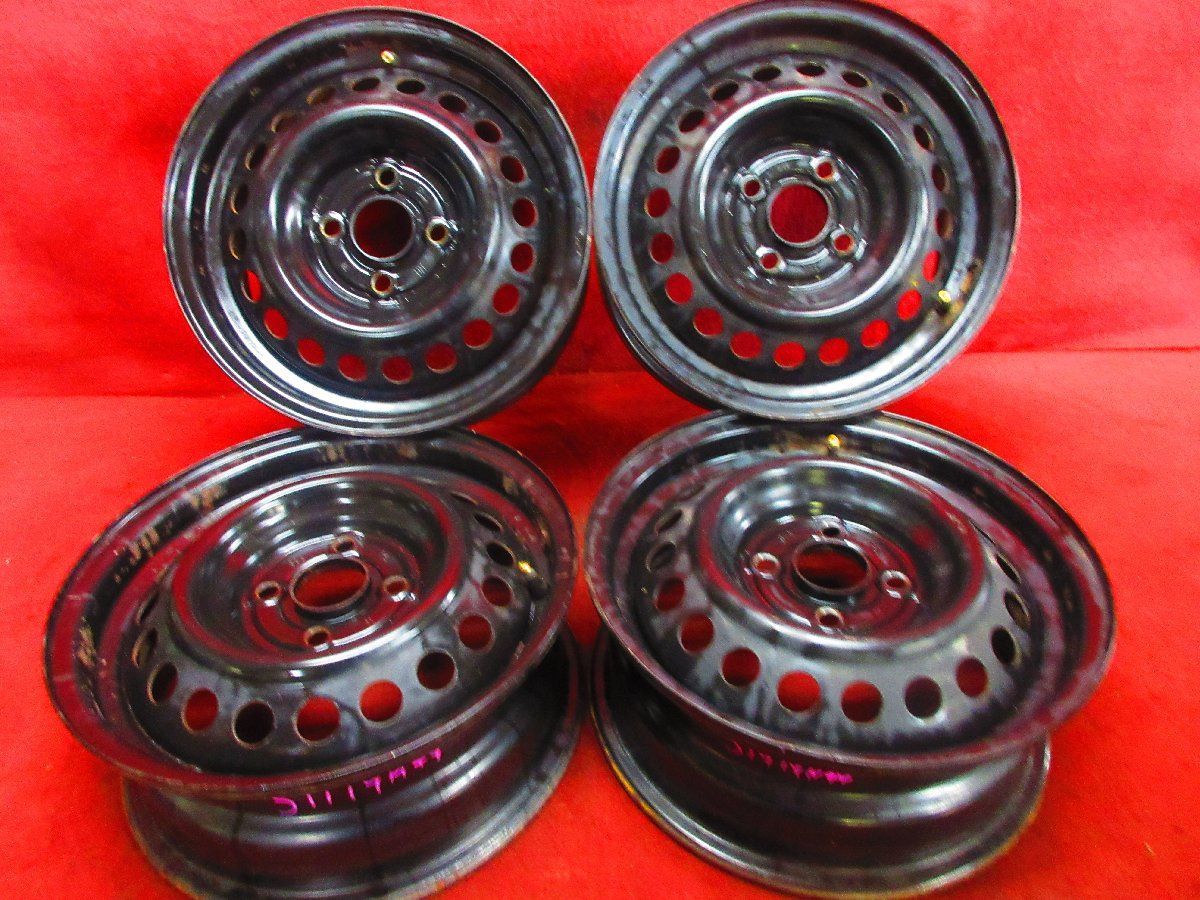 185/65R14スパイクタイヤ＋鉄チンホイール