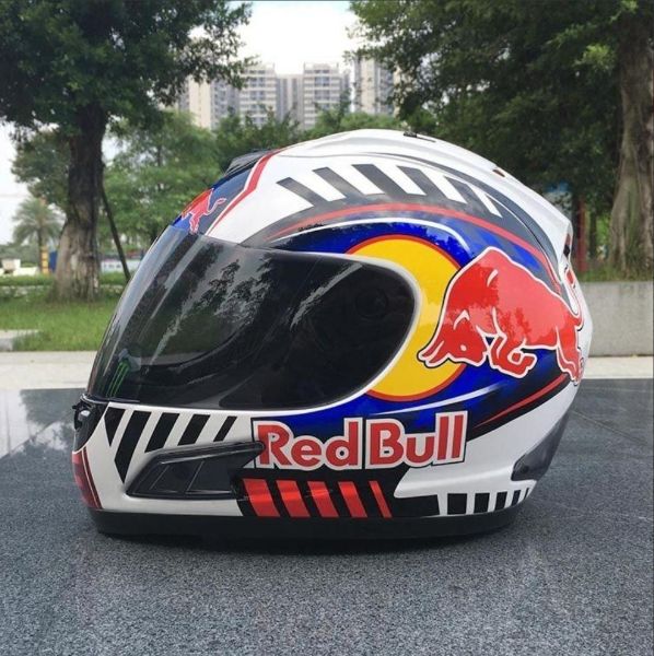 バイク ヘルメット フルフェイスヘルメット レッドブルー XXLサイズ