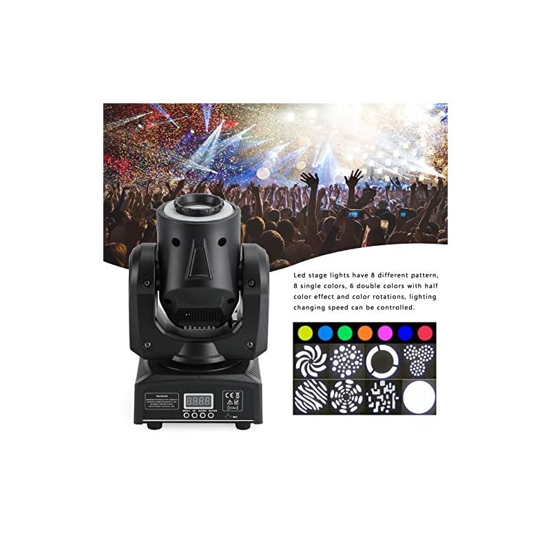 Bruce & Shark ステージライト 120W 8LED ムービングライト