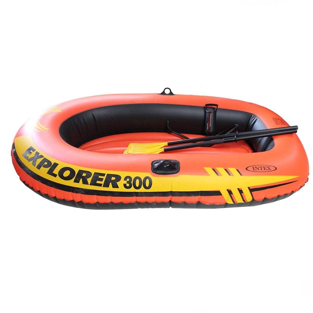 【在庫処分】SET 211×117×41cm 300 58332 エクスプローラー オール・ポンプ付属 ボート [日本正規品] INTEX(インテックス)