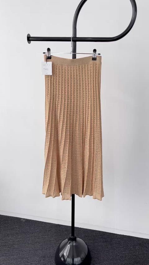 新商品 SANDRO SANDRO サンドロ ニット スカート 1 サイズ 55 半分まで