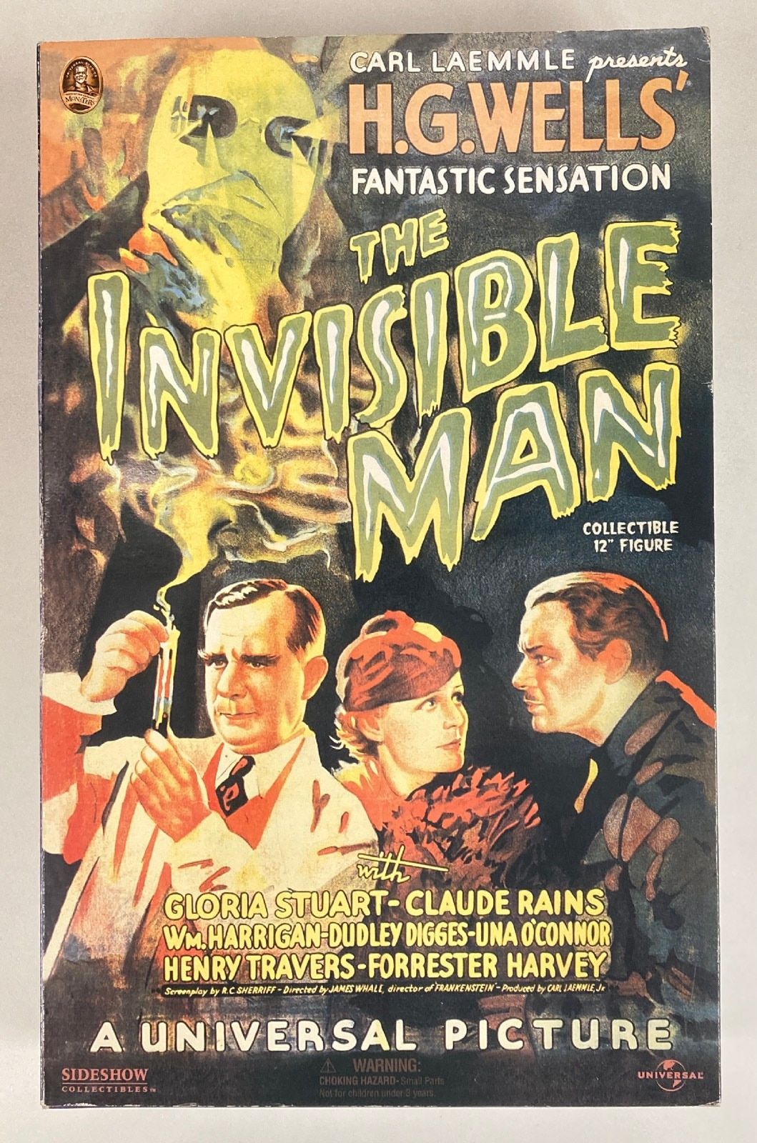 SIDESHOW COLLECTIBLE FIGURE THE INVISIBLE MAN 12インチ