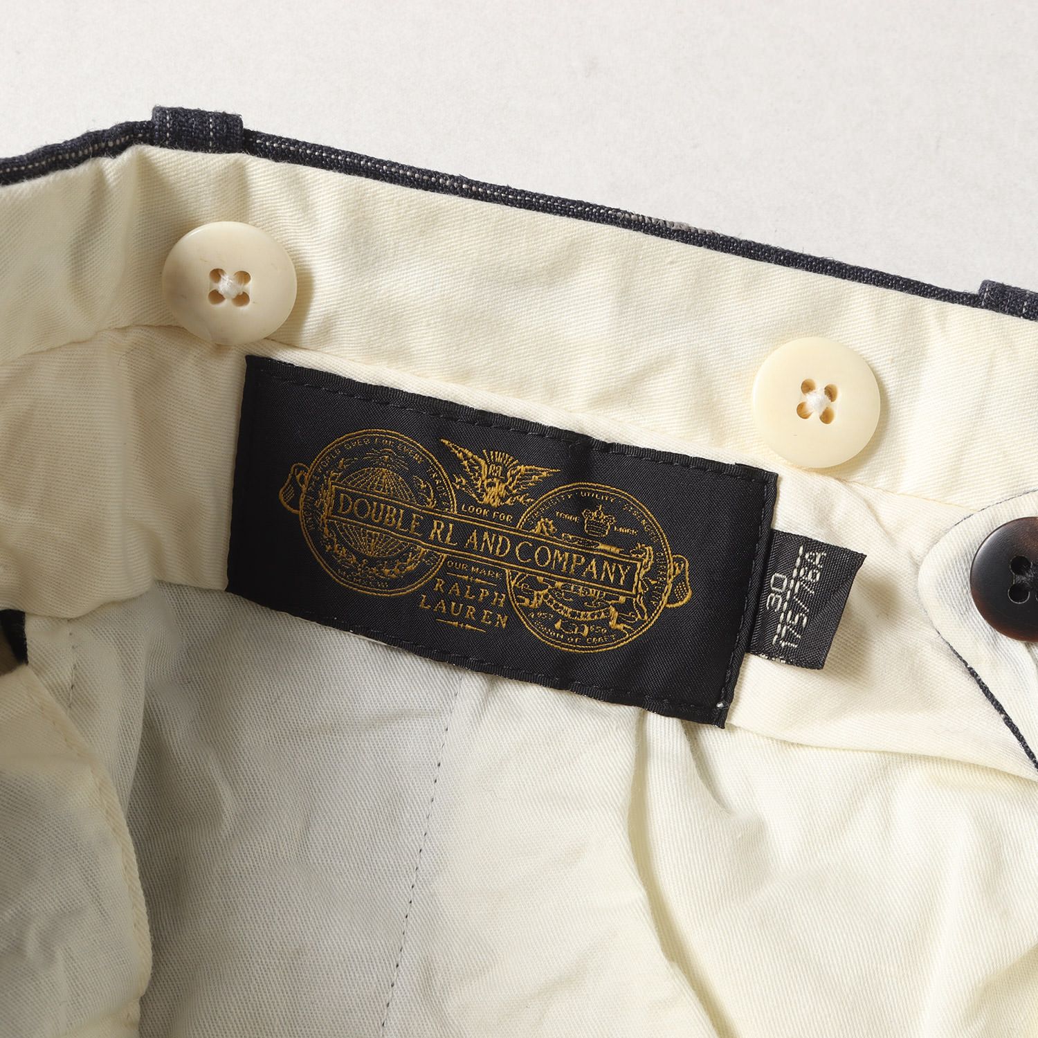 美品 RRL ダブルアールエル ストライプ リネン テーラード ジャケット 