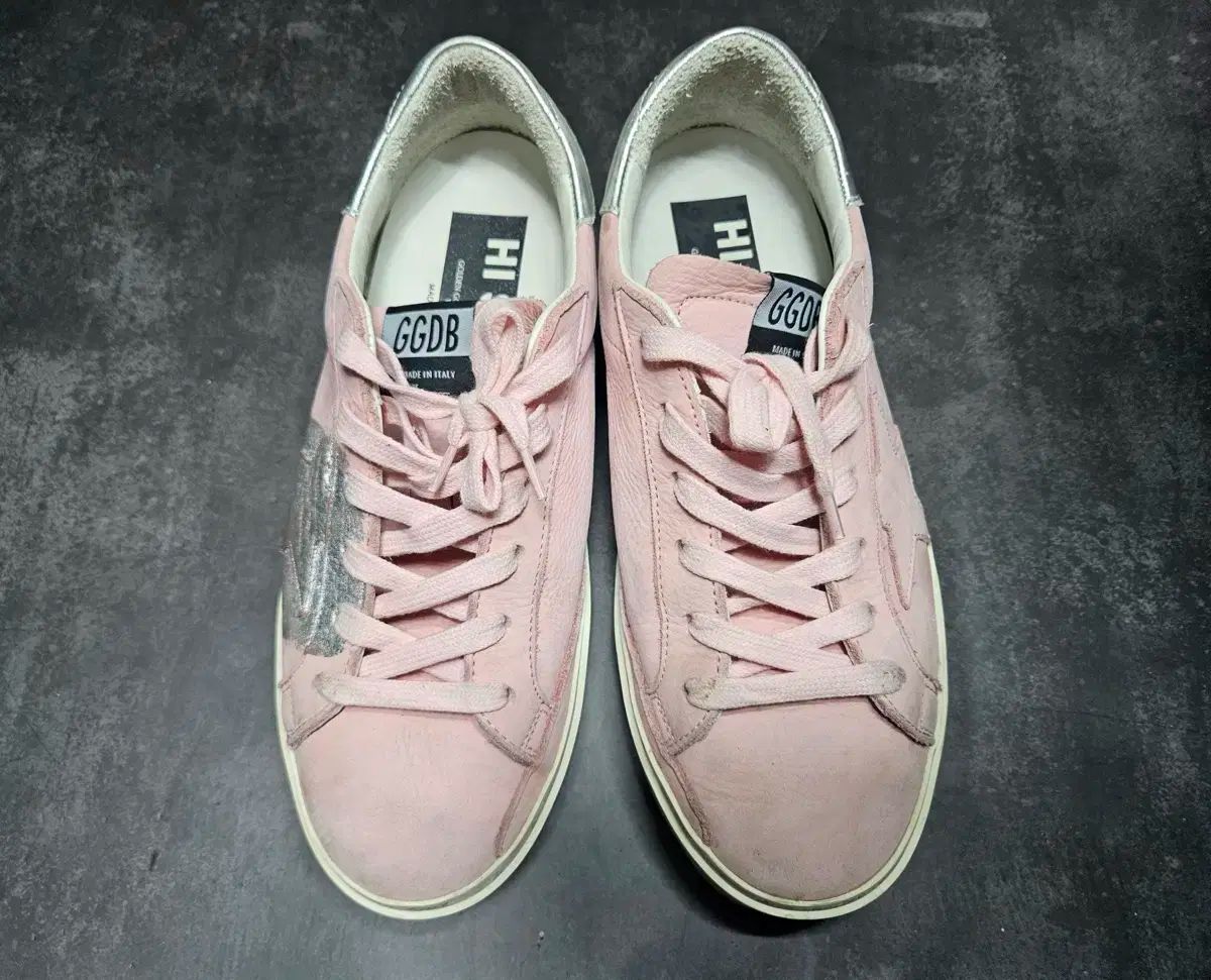 ゴールデン 구스 ハイスター ピンク スニーカー 37