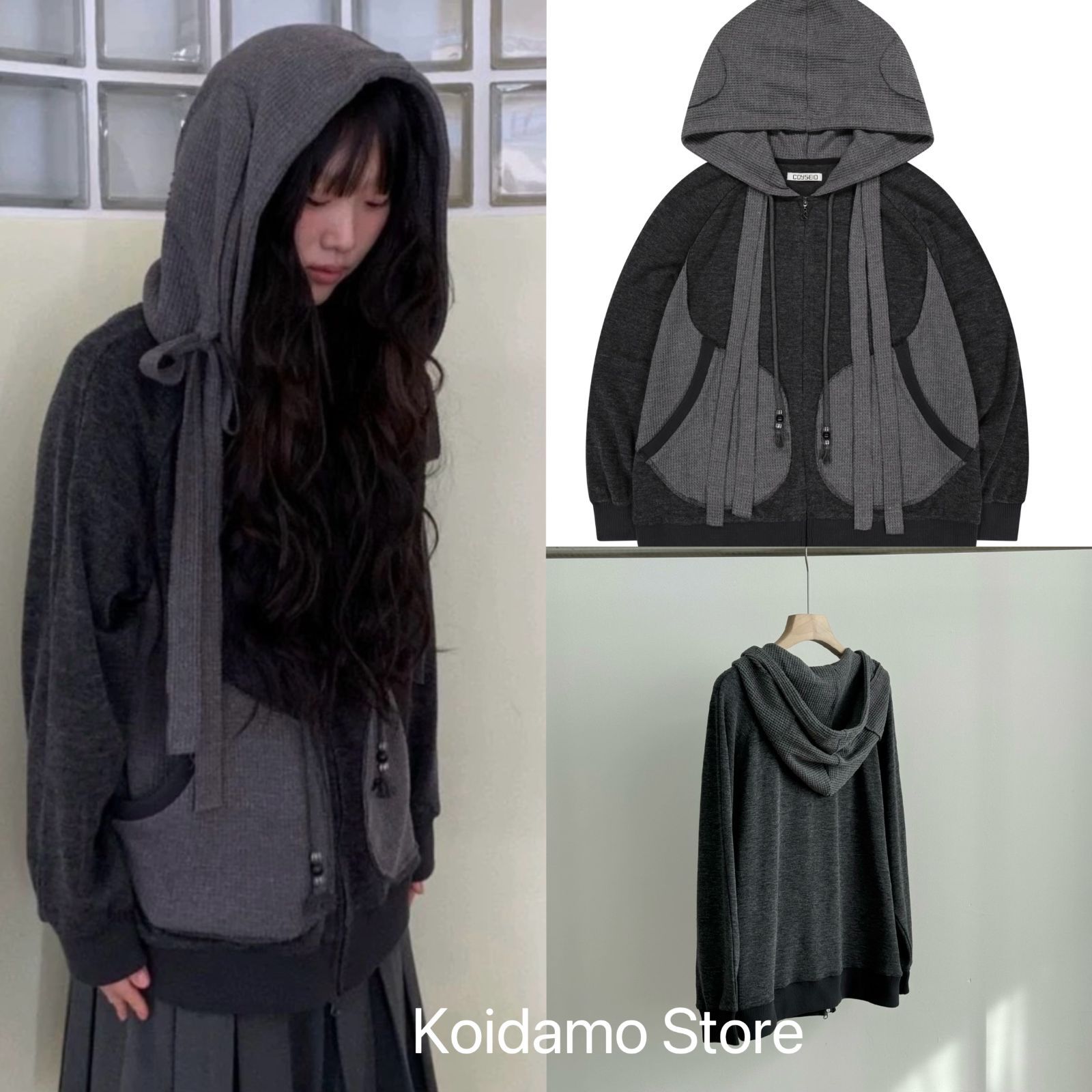 コイセイオ COYSEIO パーカー ジャケット アウター フード付き - メルカリ 