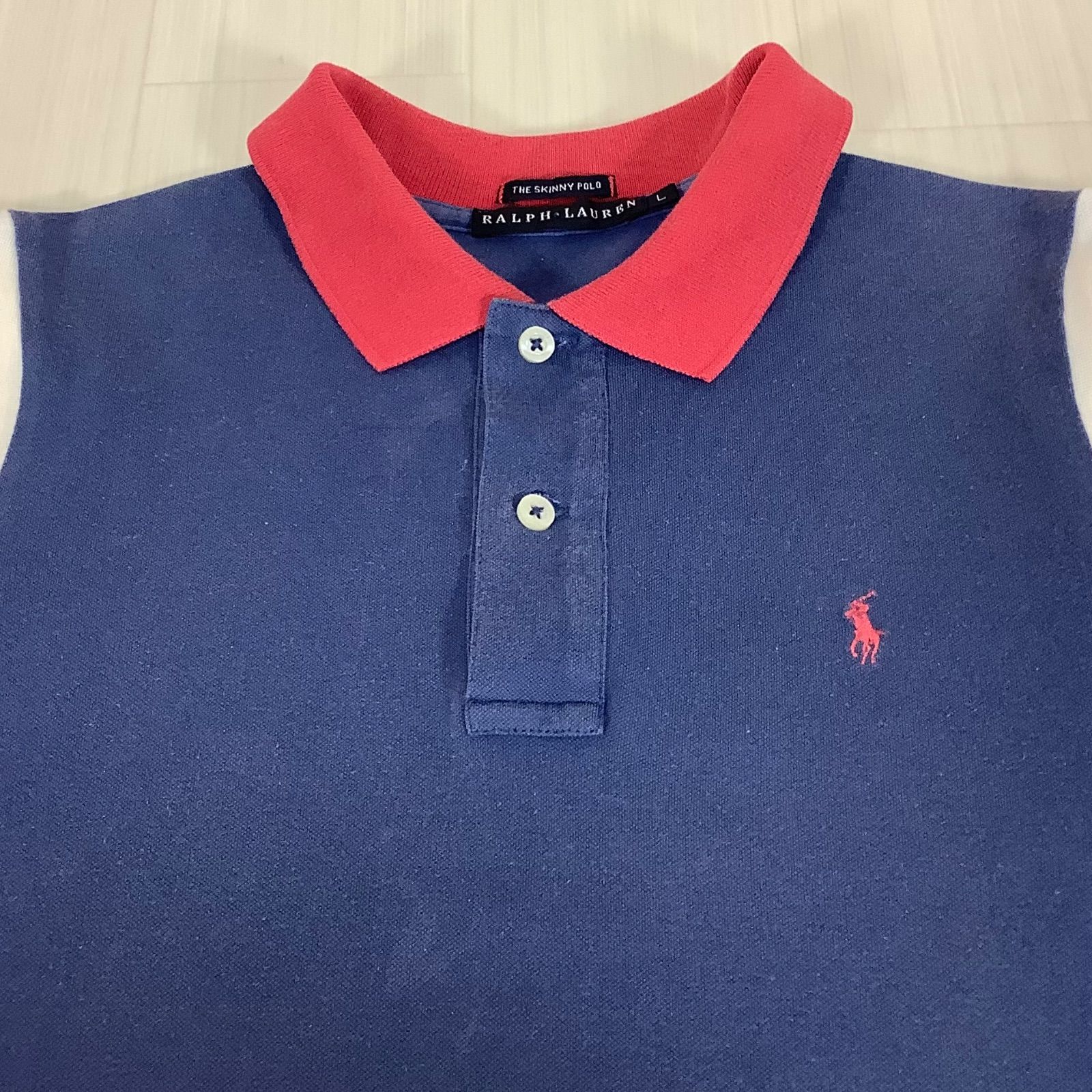 専用です！　Ralph Lauren パールビーズ刺繍ポロシャツ ネイビー 専用です！ Ralph Lauren パールビーズ刺繍ポロシャツ ネイビー