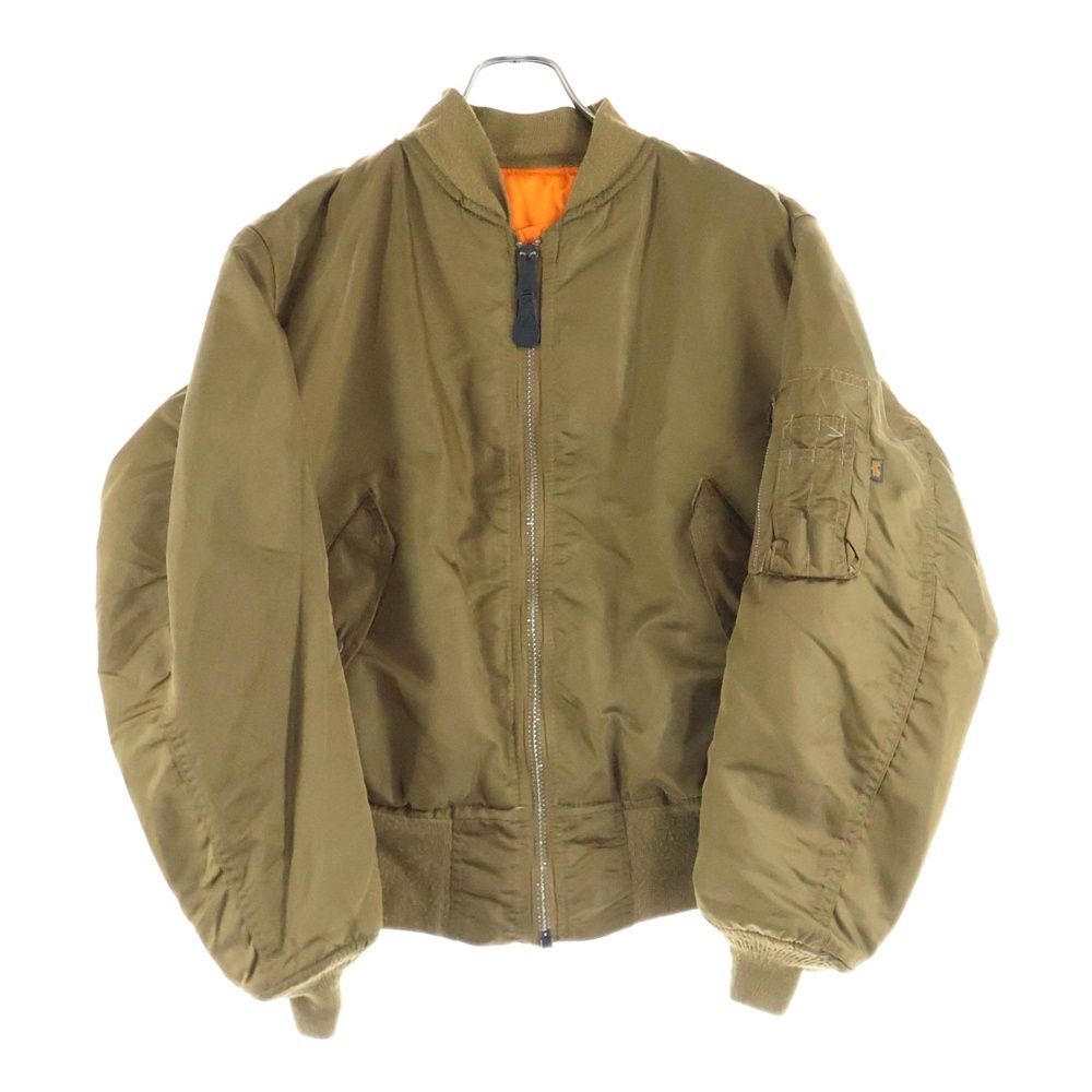 ALPHA INDUSTRIES アルファ インダストリーズ MA-1 エムエーワン フライトジャケット ブラウン MIL-J-82790J