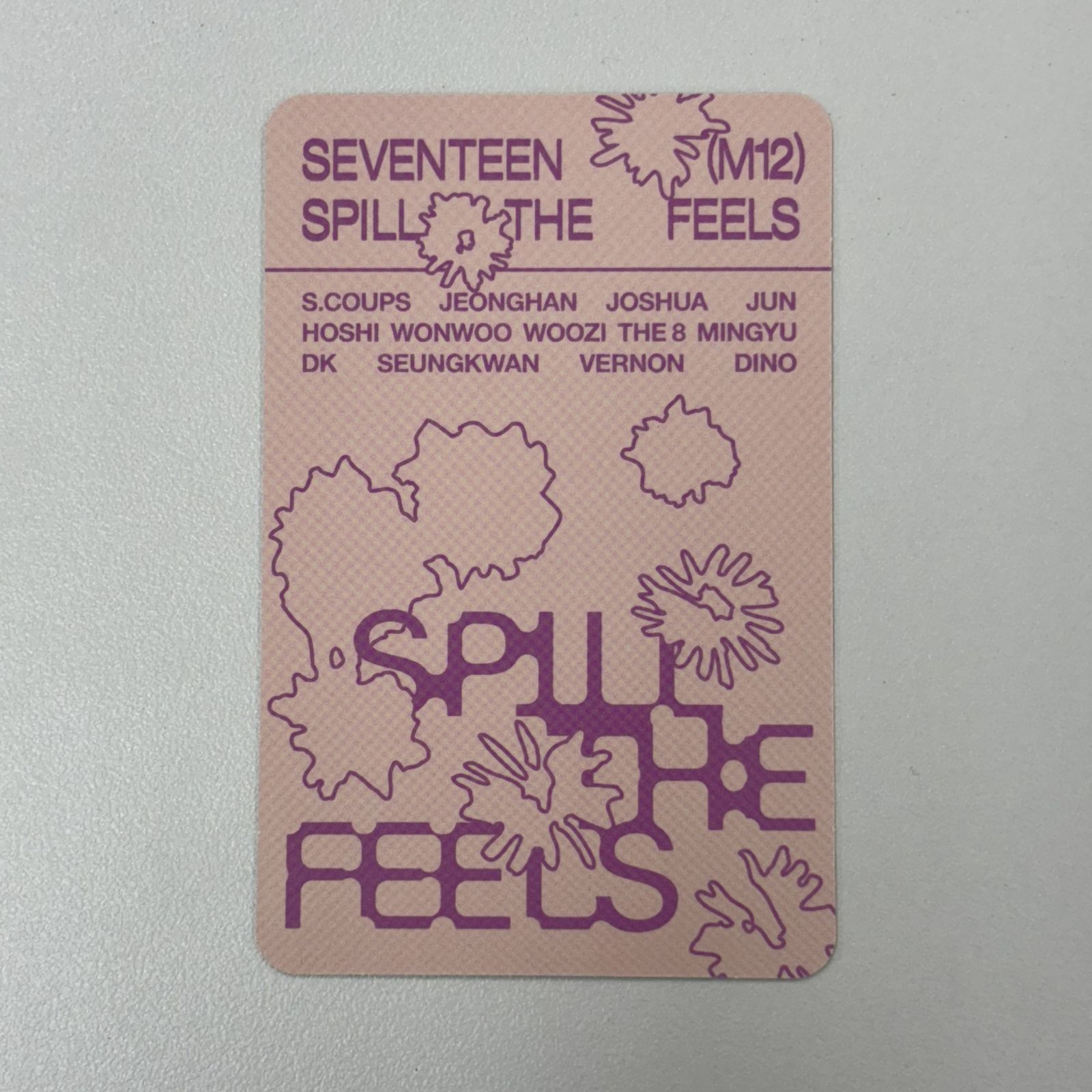 Seventeen ウジ】セブチ SPILL THE FEELS FEEL NEW Ver