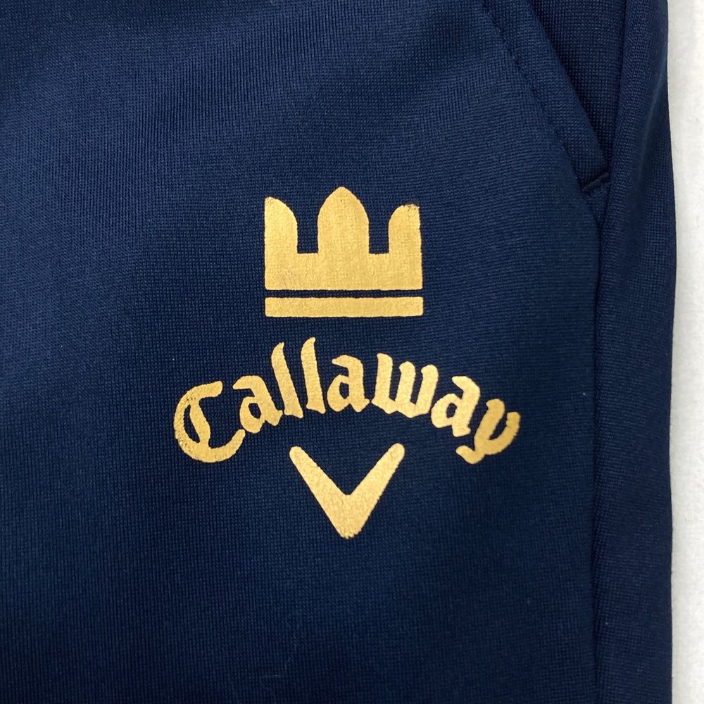 サイズ：M CALLAWAY キャロウェイ  裏起毛 ストレッチパンツ  ネイビー系 [240101491822] ゴルフウェア レディース ストスト サイズ：M CALLAWAY キャロウェイ 裏起毛 ストレッチパンツ