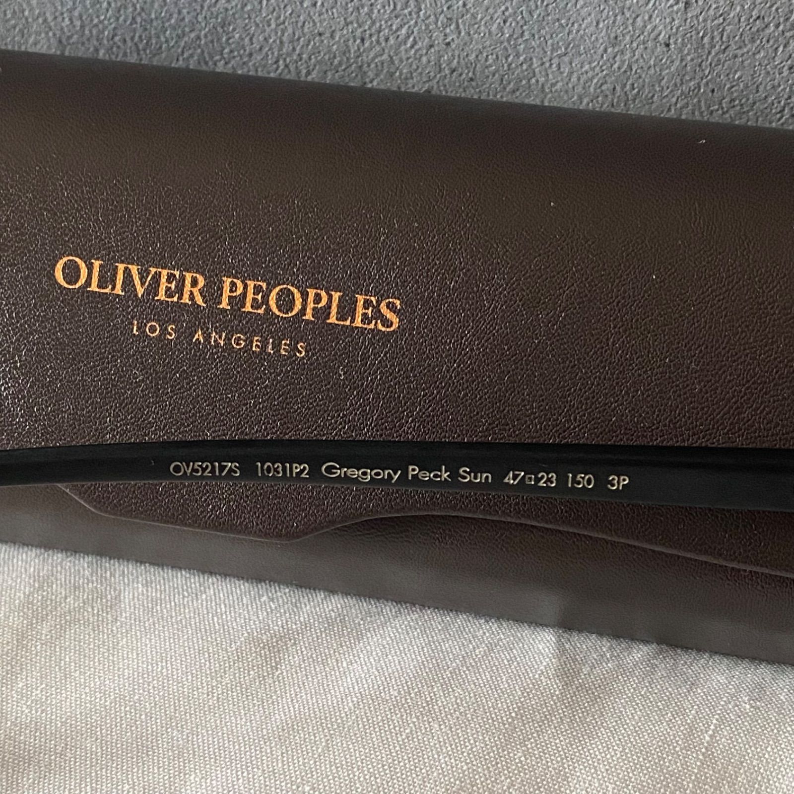 OV256 新品 OLIVER PEOPLES Gragory Peck Sun