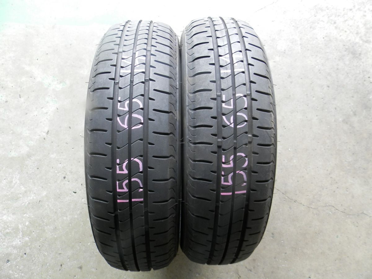 155|65R14 ブリヂストン NEWNO ECOPIA ラジアルタイヤ 2本SET 2025年製 夏タイヤ