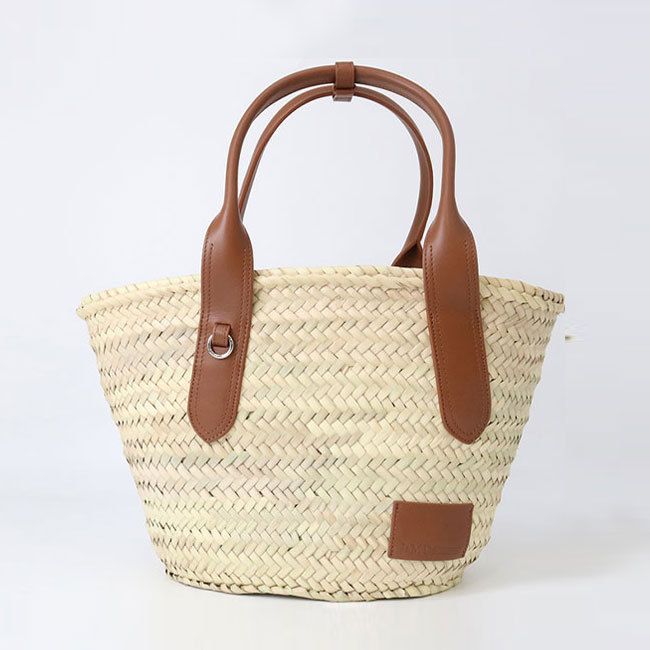 ジェイ&エム デヴィッドソン J&M DAVIDSON バスケットバッグ 茶色