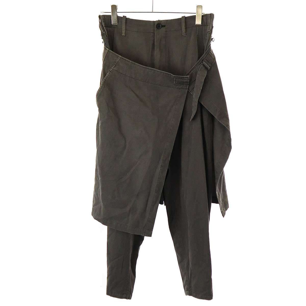 Yohji Yamamoto 22AW ラップパンツ サイト s'yte フラップつきワイド