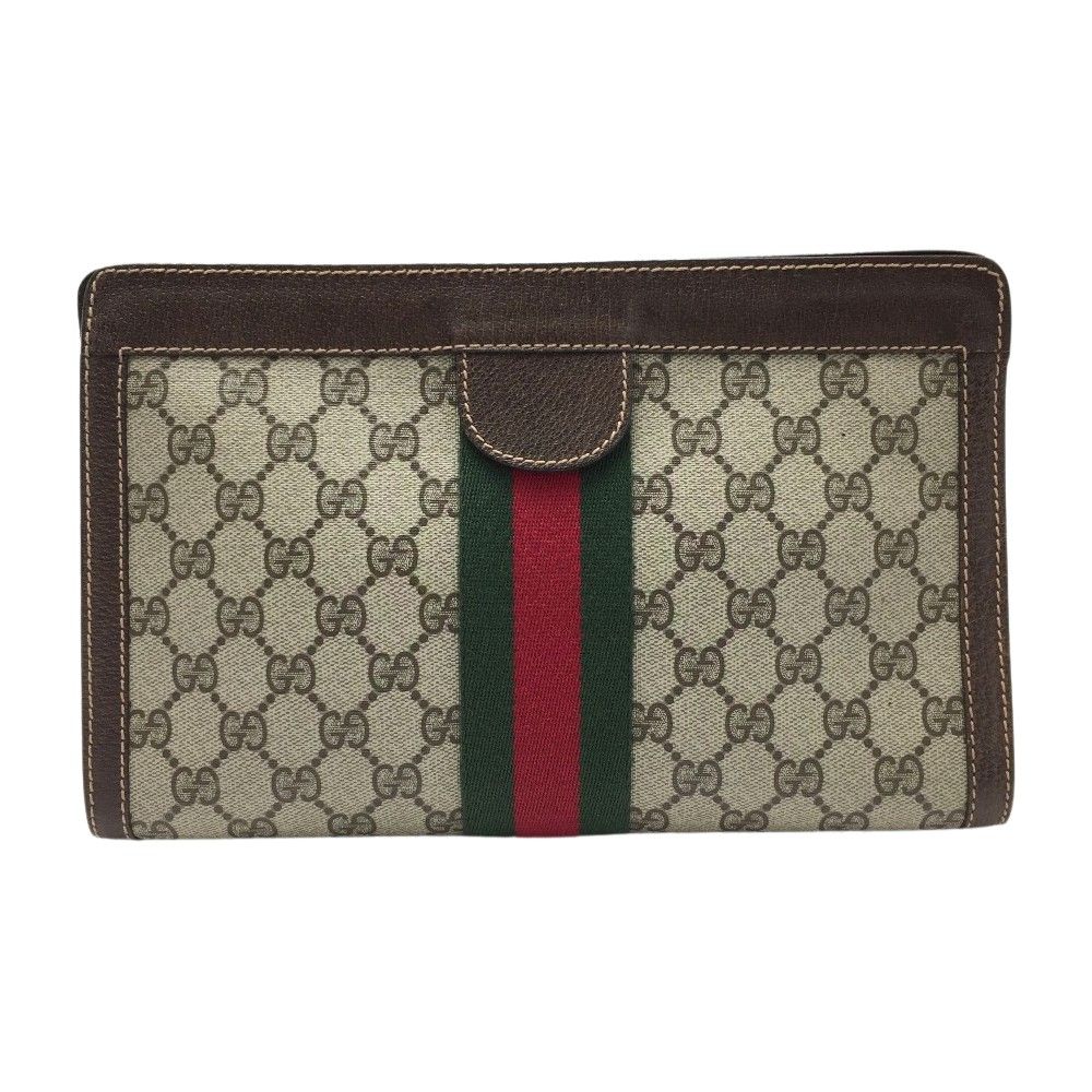 GUCCI グッチ GG柄 オールドグッチ セカンドバッグ 37・014 シェリー