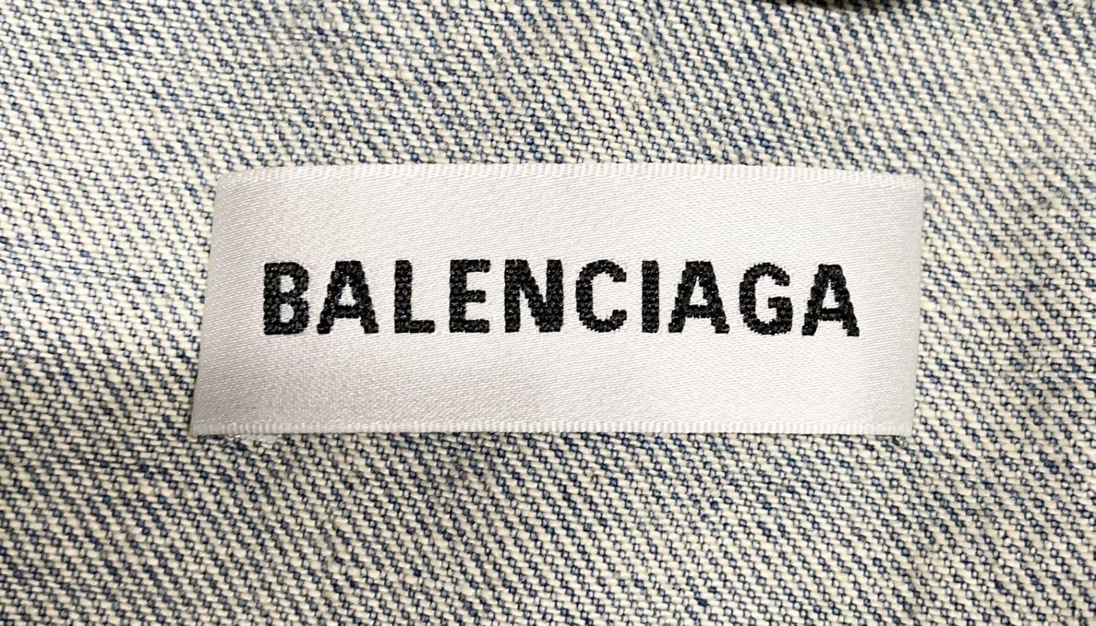 BALENCIAGA バレンシアガ アップサイドダウンジャケット デニムジャケット 34 GULLKHAN_COM