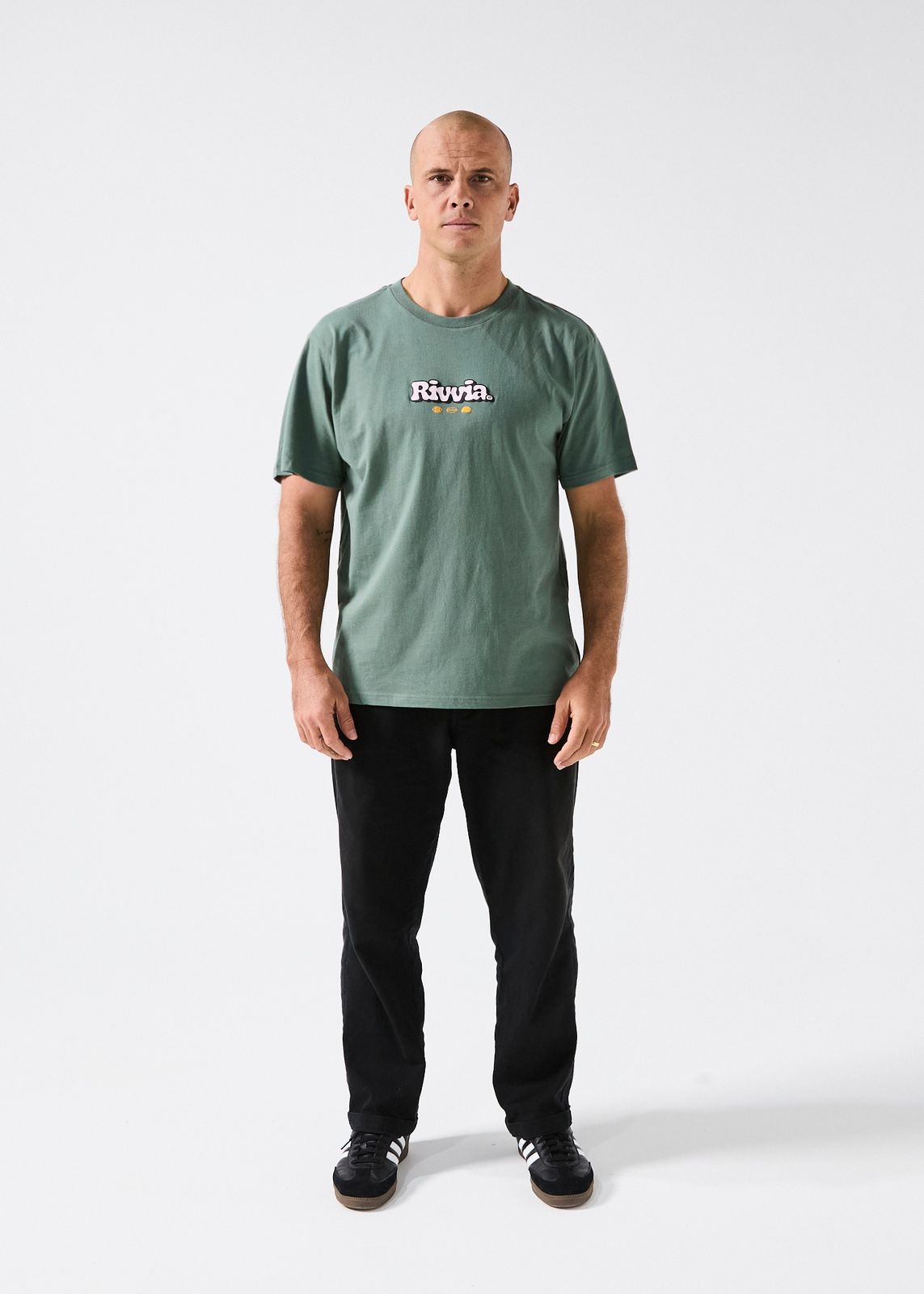 半袖Tシャツ Rivvia PROJECTS リヴィアプロジェクツ PUFFER T-SHIRT RTE-25111 OLV 日本代理店正規品