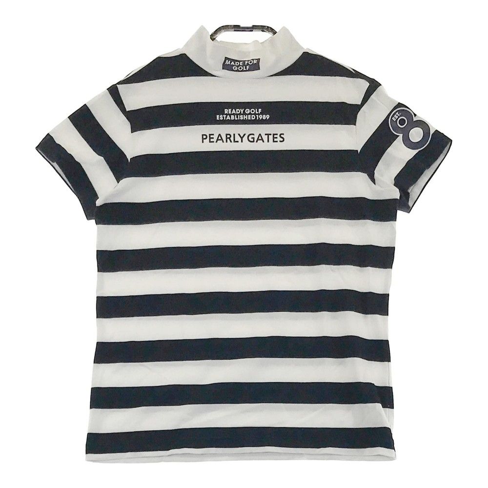 サイズ：1 PEARLY GATES パーリーゲイツ 半袖ハイネックTシャツ