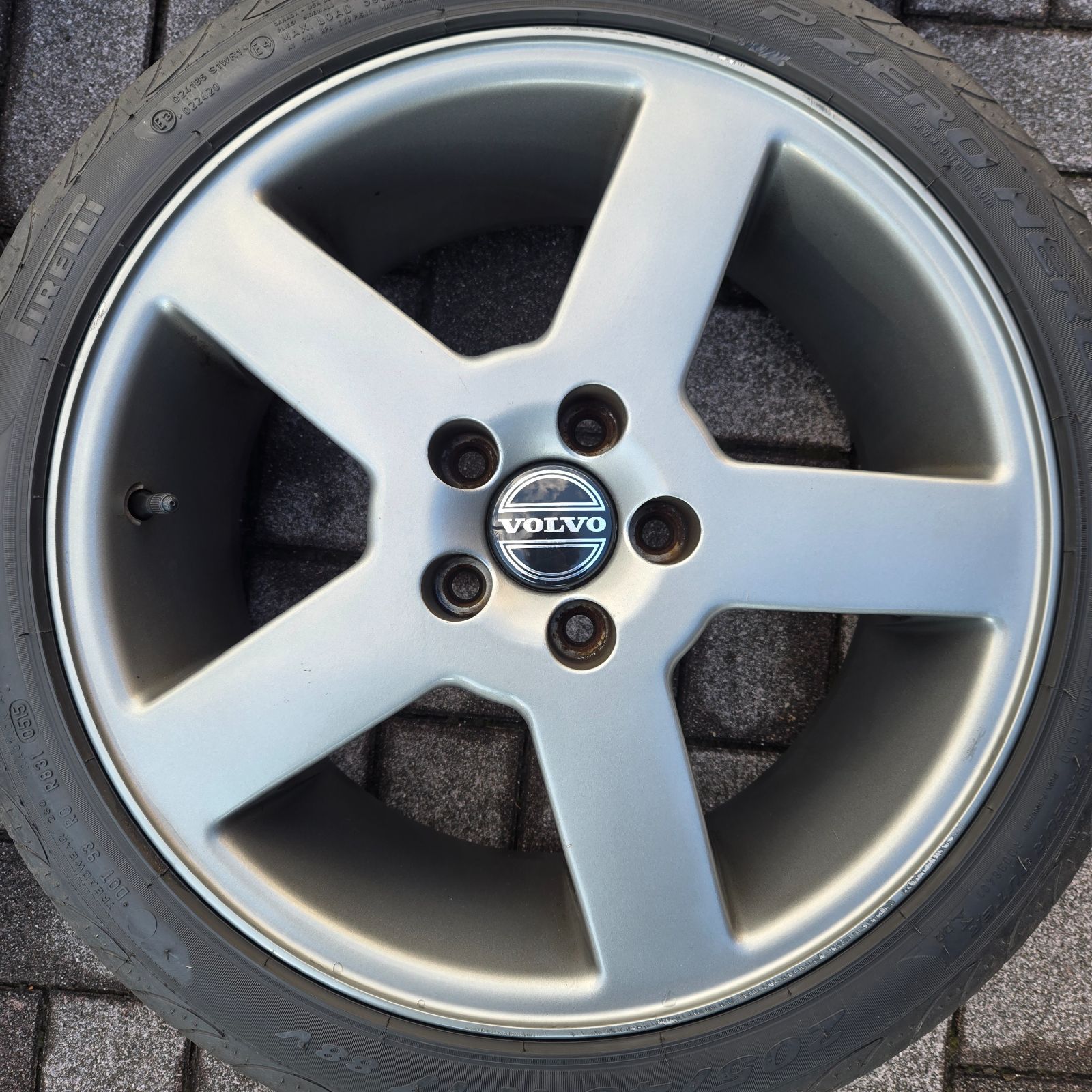 ボルボ 純正 ホイール 17インチ  850 V70Ⅰ ボランズ 1本 ボルボ V70後期 純正 １７インチ 良品 V40 V60 S60 S80 850 Yahoo