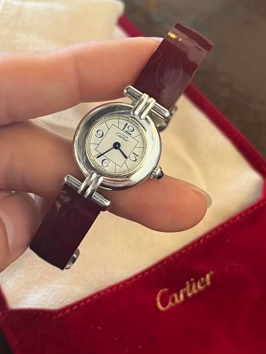 Cartier カルティエ タンクマスト コリーゼ 青い針