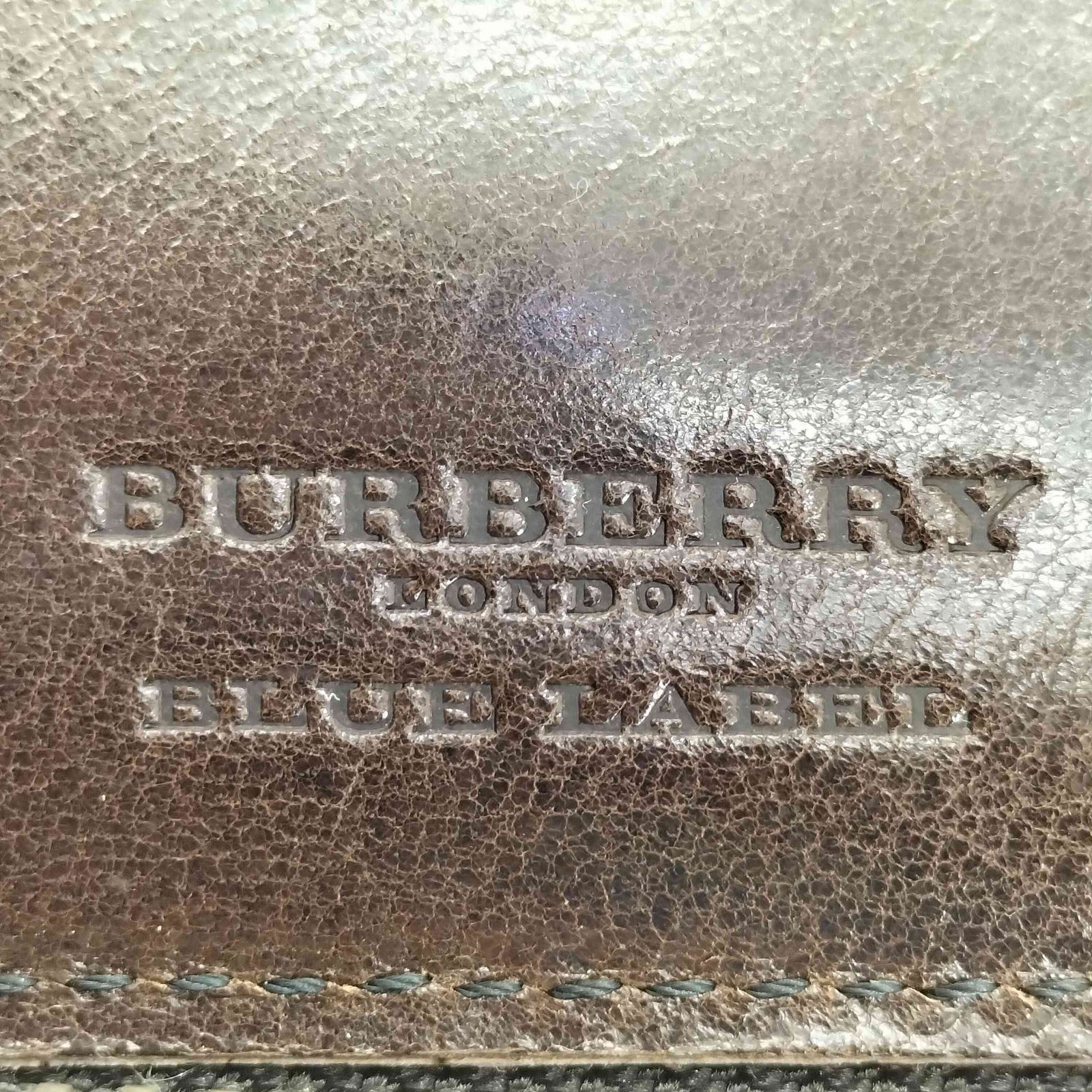 バーバリーブルーレーベル BURBERRY BLUE LABEL ラウンドジップ 二