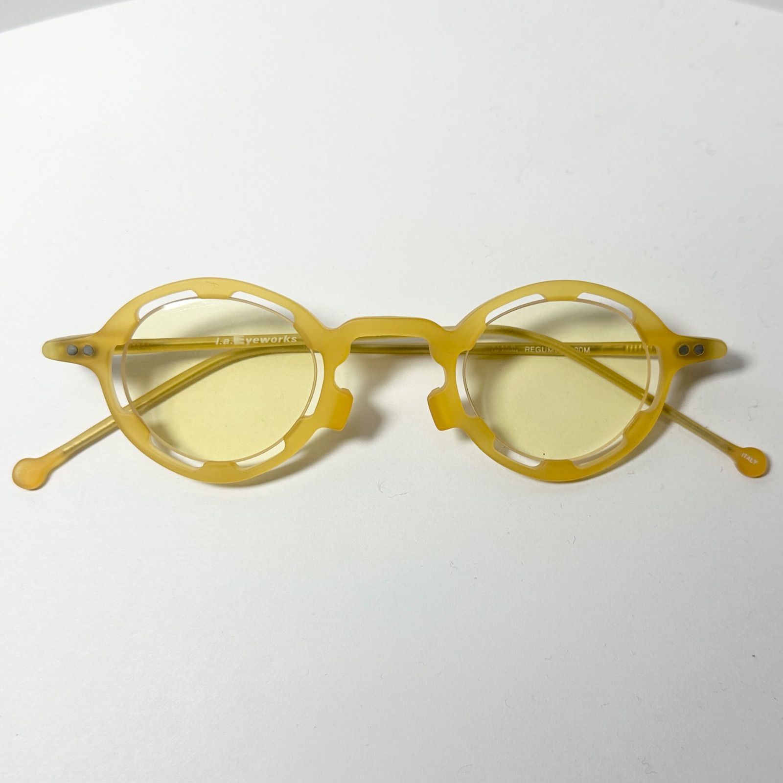 ビンテージ・新品】1990年代 l.a. Eyeworks イタリア製 ヘキサゴン