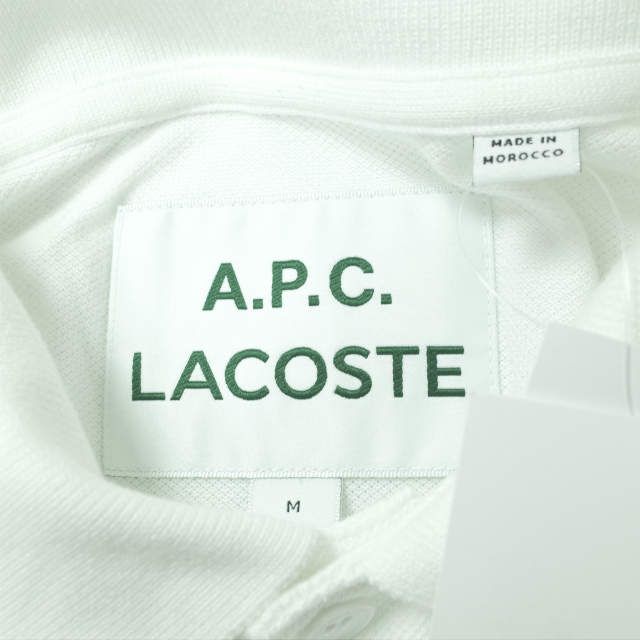 A.P.C. x LACOSTE アーペーセー ラコステ 22SS 別注 POLO HOMME 鹿の子