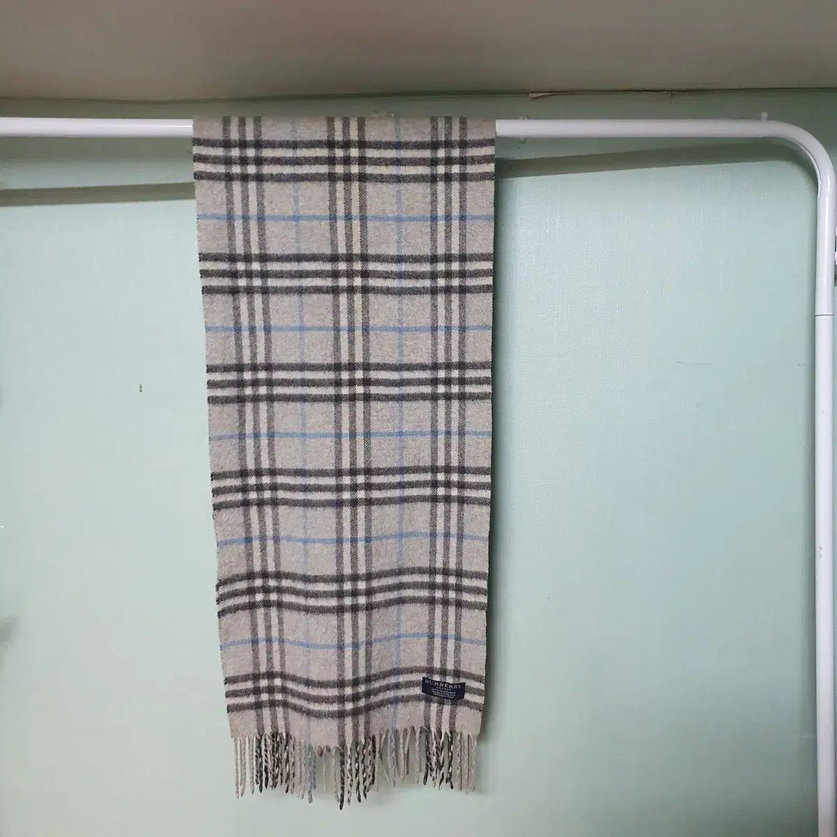 バーバリー カシミア100 マフラー