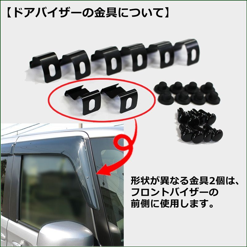 N-BOX NBOX JF3,4 JF5,6 ドアバイザー サイドバイザー アクリル
