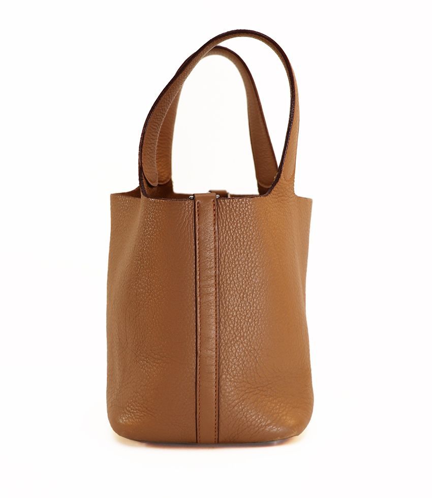 エルメス 【HERMES】 ピコタンPM ベージュ系 トゴ ハンドバッグ トート 