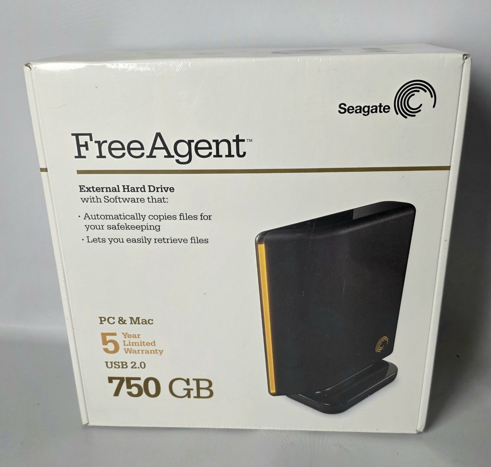 SeagateAgent 750GB 外付けハードドライブ B 2.0M